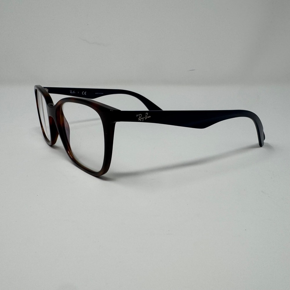 Ray Ban Eyeglasses RB 7066 5585 Havana Tortoise Blue‎ 52 17 140 Frames Only